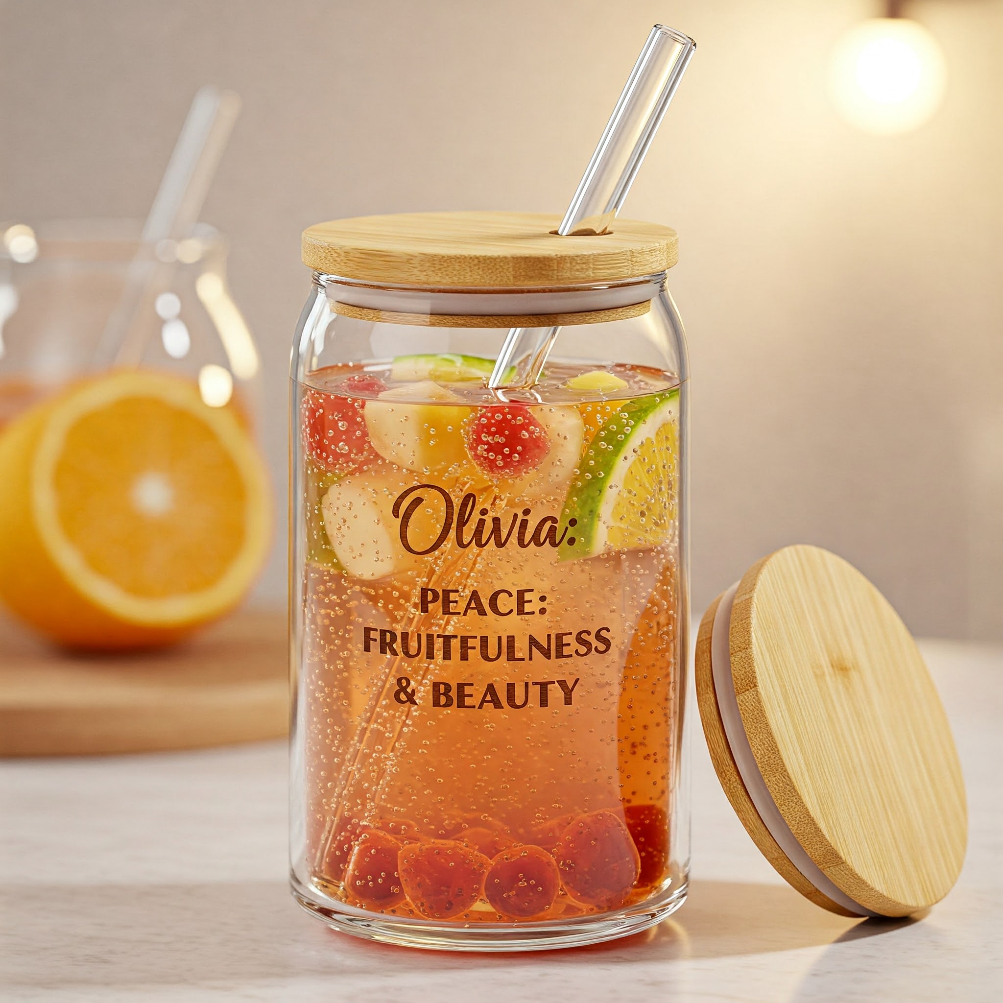 Personalised Glass Tumbler