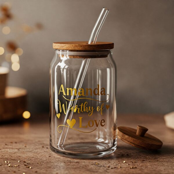 Personalised Glass Tumbler - Image 3