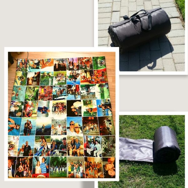 personalised picnic blanket