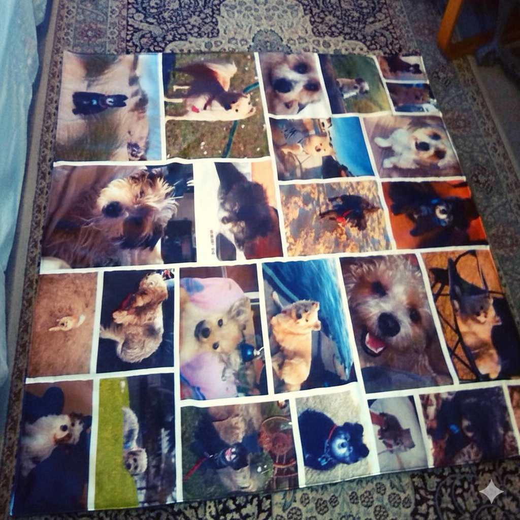 personalised picnic blanket