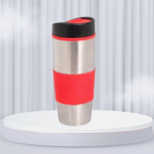 grip go steel & plastic double wall tumbler