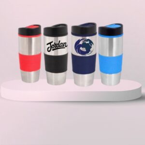 grip go steel & plastic double wall tumbler