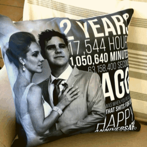 personalised photo cushion cover