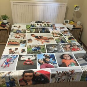 custom photo duvet set – personalised bedding with your memories