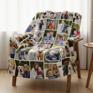 custom photo blanket